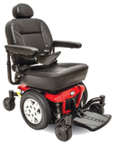 Pride Jazzy 600 ES Full Size Power Wheelchair Red Right
