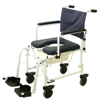 Invacare Mariner Rehab Shower Commode Chair 5" Wheels